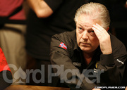 Thor Hansen on Day 4 of Event 39 at the World Series of Poker