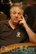Thor Hansen on Day One of Event 48 at the World Series of Poker