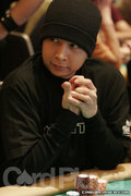 Tim Phan on day three of the WPT Championship.