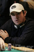 Tim West at the final table of the $5,000 NLHE event.