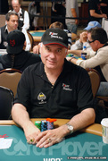 Tom McEvoy on Day 1 of Event 15 at the World Series of Poker