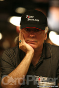 Tom McEvoy on Day One of Event 47 at the World Series of Poker