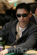 Tommy Hang on the final day of the $2,000 NLHE event.