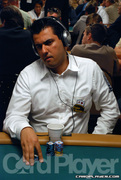 Varahram Vardjavand on Day One of Even 37 at the World Series of Poker