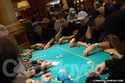 Brian Townsend, John Friedberg, Bob Kersey, and Michael Mizrachi on Day 2 of the 2006 WPT DBNAPC $15,000 NLH Event
