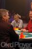 Linda Johnson teases Phil Ivey about getting a haircut at the WPT Final Table of the 2005 World Poker Challenge at the Reno Hilton.
