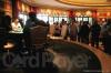 An audience gathers around the stage to watch the final two players in the $3,000 No-Limit Hold'em event at Bellagio's Five-Star World Poker Classic