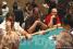 Mark Ellerbe, Jean-Robert Bellande(2 of day three's chip leaders) and David Sklansky on day 3 at the Mirage Poker Championship