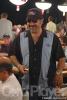 Amir Vahedi searching for his lost cell phone on day 1 of the $1000 rebuy event at the WSOP