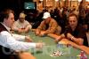 David Singer, Tommy Grimes, and Harry Demetriou(from left to right-Isaac Galazan not shown) at the final table of the 6 handed NL event