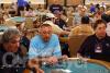 Steve Flicker, Al Ruck and Rich Korbin on day 2 of Event #14 ($1,000 7 Card Stud 8 or better Hi-Low Split)