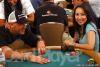 Michael Mizrachi and Karina Jett on day one of Event #18 ($2,000 7 Card Stud).
