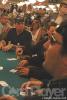 Take note of Blair Rodman's(far) hat saying how he really feels about his opponent Phil Hellmuth Jr.(near) sitting across from him on day 1 of event #27 ($5,000 Pot Limit Omaha w/ Rebuys) 
