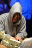 Phil Laak lets out an evil laugh, heads up at the final table of Event #25 ($2,500 Pot Limit Hold'em) 