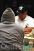 Johnny Chan heads up at the final table of Event #25 ($2,500 Pot Limit Hold'em) 
