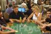 (From left to right) Rafael Perry, Mike Nargi, Cyndy Violette and Matt Hawrilenko on the final table of Event #36 ($3,000 Limit Hold'em)