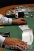 Another shot of the dealer preparing for the final table at the Main Event