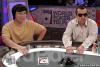 Bau Le (left) and Raul Paez at the final table of the WPT World Poker Open in Tunica, Mississippi