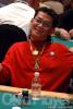Scotty Nguyen on day two of the Professional Poker Tour event at the Mirage Poker Showdown in Las Vegas.