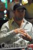 Alex Outhred on day four of the Mandalay Bay Poker Championship.