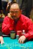 Michael Woo on day four of the Mandalay Bay Poker Championship.