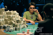 Tuan Lam at the final table of the main event of the 2007 World Series of Poker