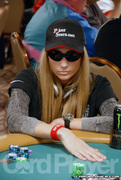 Vanessa Rousso on Day 1 of Event 35 at the World Series of Poker