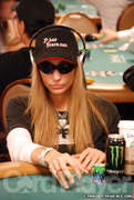 Vanessa Rousso on Day 1 of Event 38 at the World Series of Poker