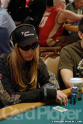 Vanessa Rousso on Day 1 of Event 12 at the World Series of Poker