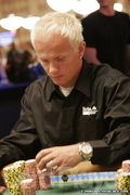 Jani Vilmunen at the Final Table of the 2006 WSOP $10,000 PL Omaha Event
