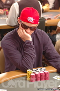 Kyle Wilson on Day 2 of the 2006 WSOP $1,000 NLH w/Rebuys Event