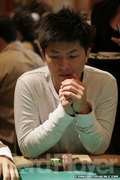 Webber Kang on day one of the Doyle Brunson North American Poker Championship.
