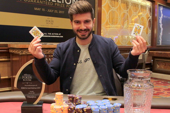 2017 CPPT Venetian champion Javier Gomez