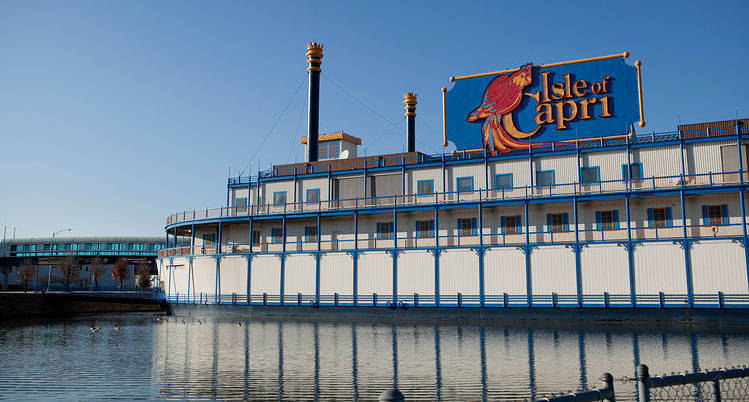 first riverboat casino