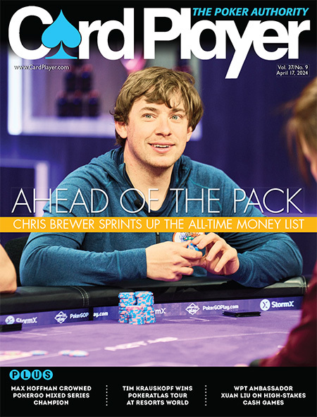 Ahead Of The Pack: Chris Brewer Sprints Up The All-Time Money List 