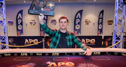 Aussie Triumphs In Australian Poker Open Platinum Players Championship